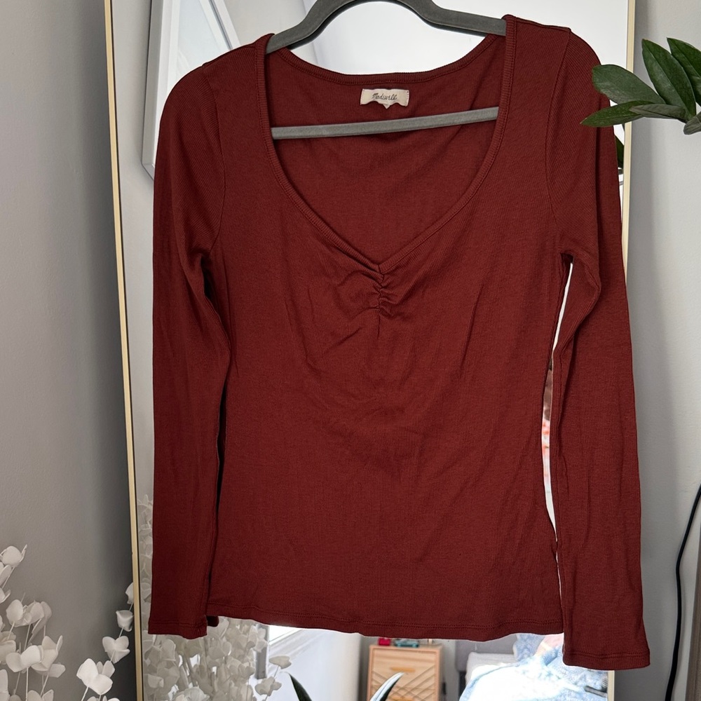 Madewell Cotton Blend Long Sleeve